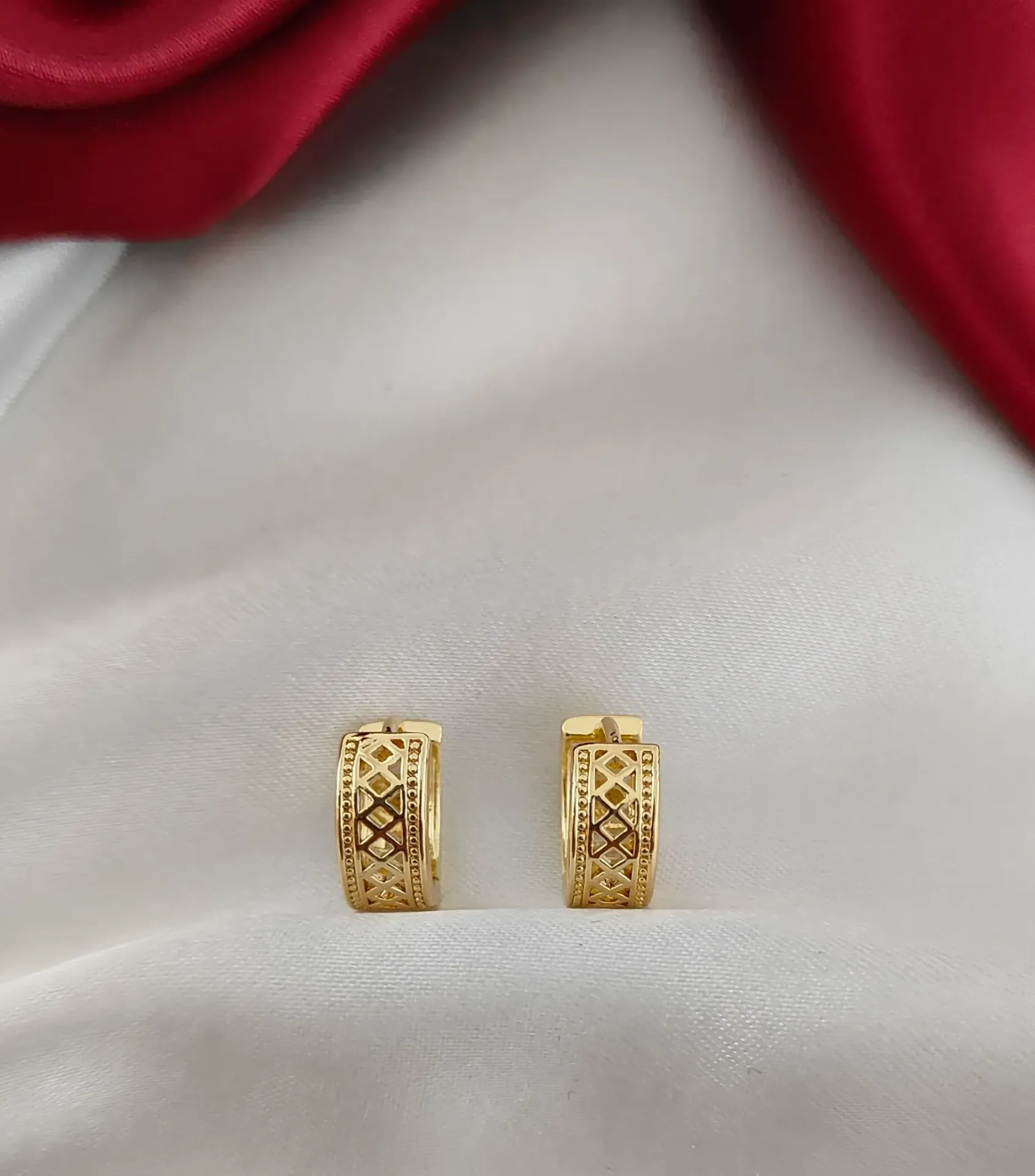 Geometric Lattice Hoops 3 pairs.