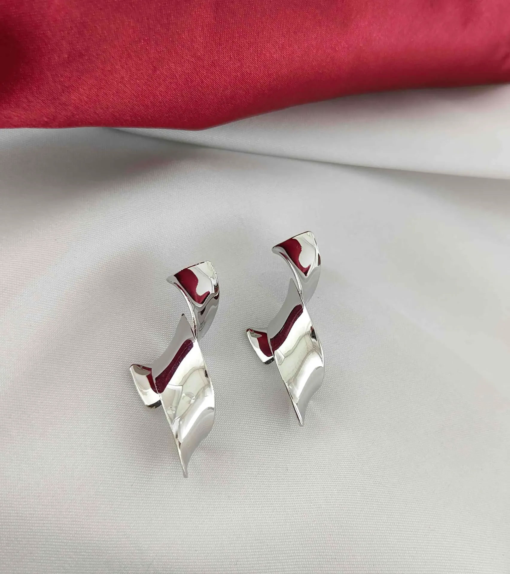 Abstract Twisted Drop Earrings