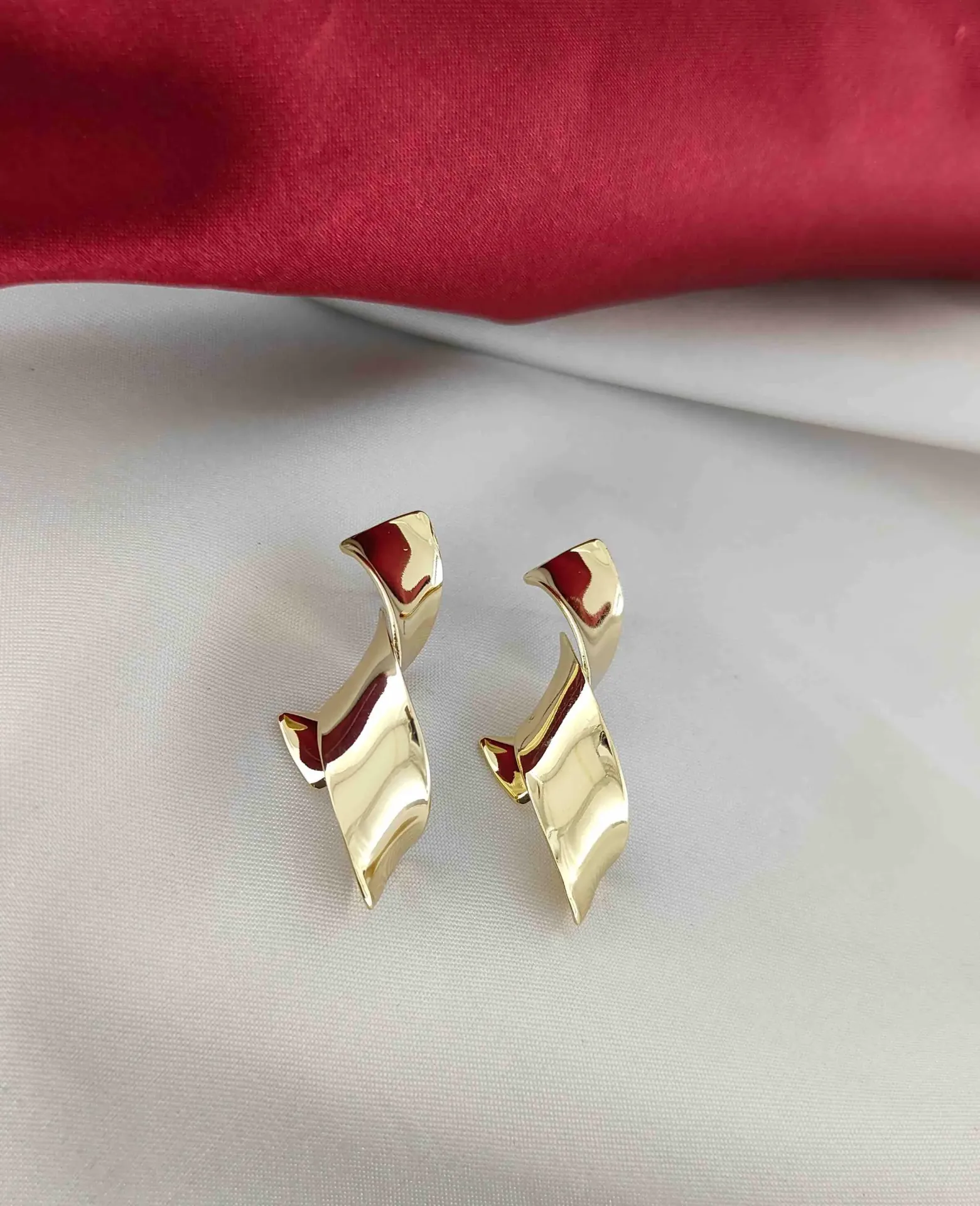 Abstract Twisted Drop Earrings