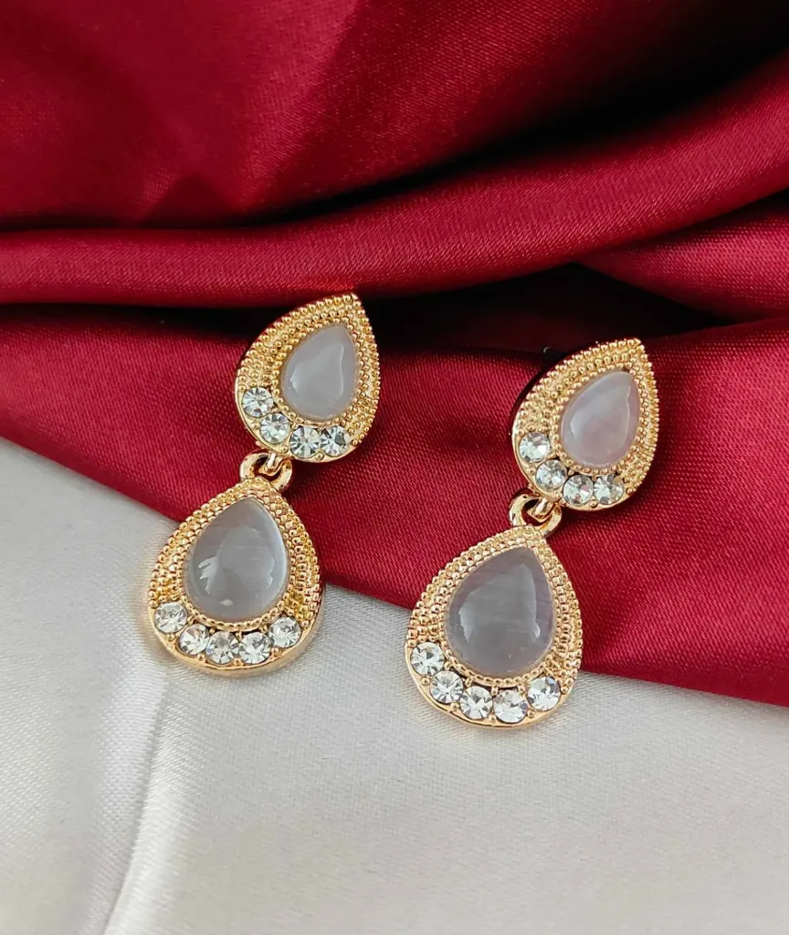 Textured Teardrop Dangles.