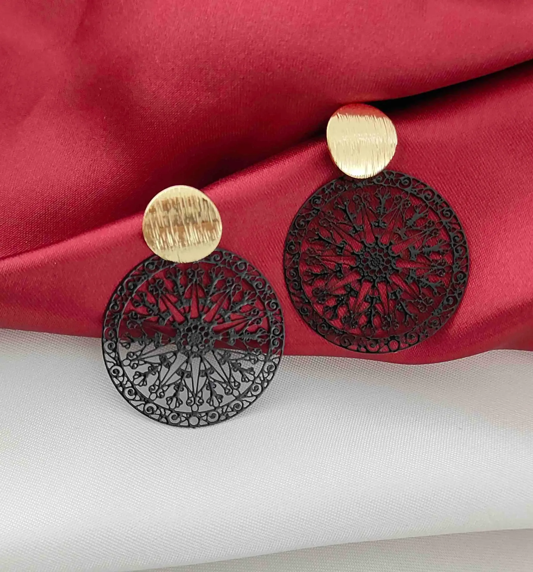 Mandala Stud Earrings