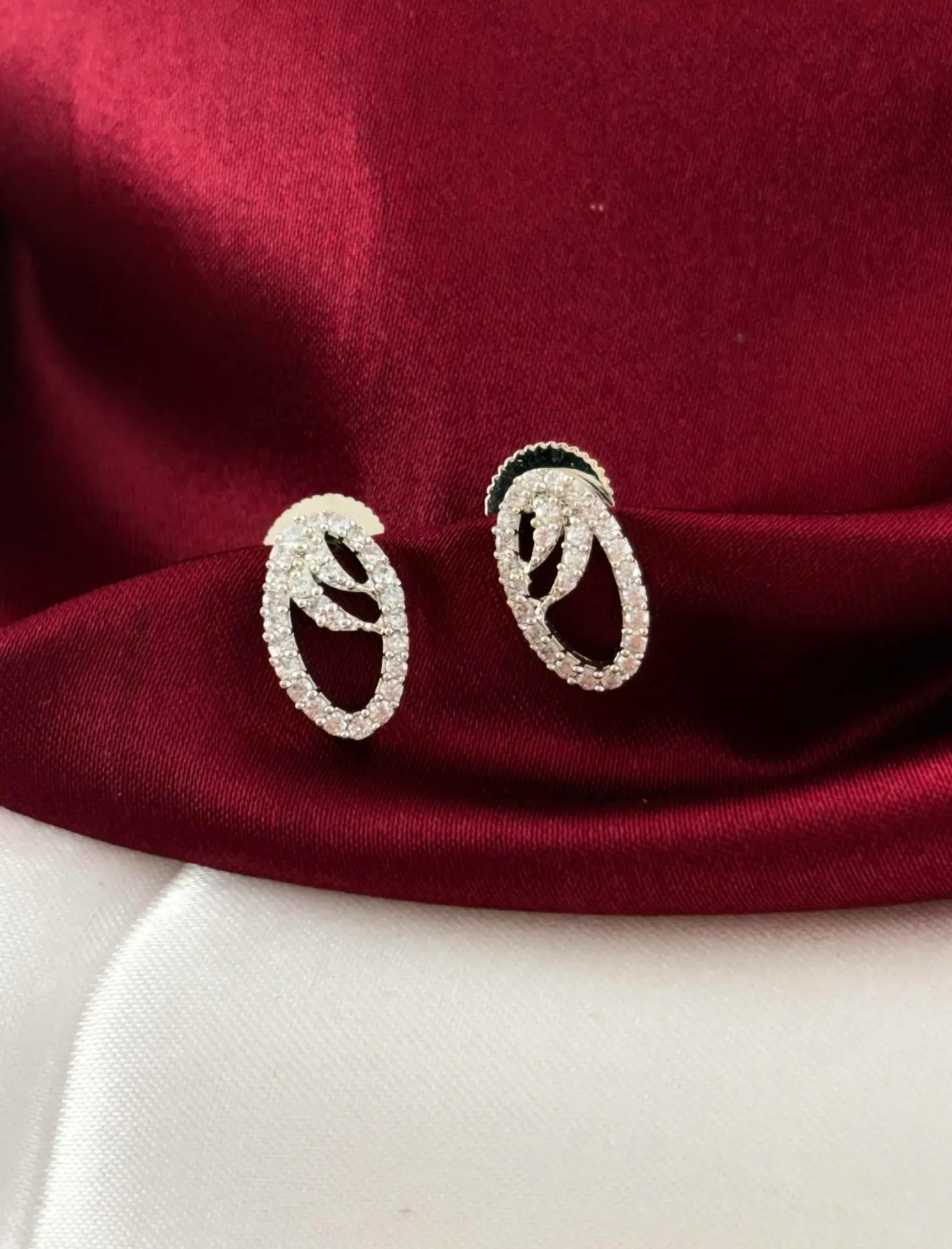 Open Marquise Studs