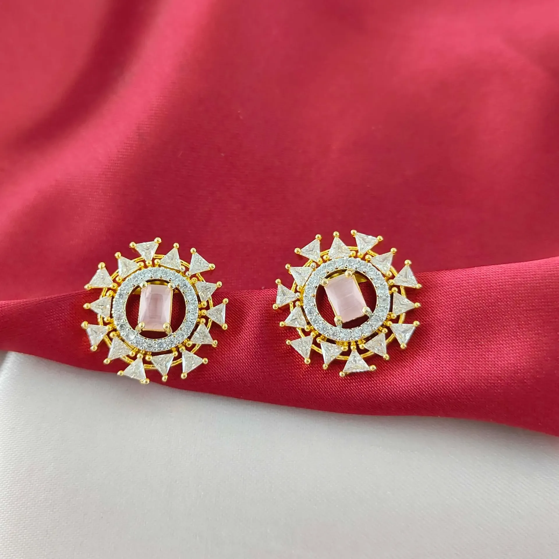Sunburst Halo Studs